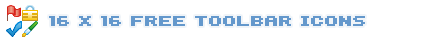 16x16 Free Toolbar Icons