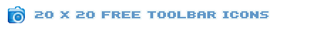 20x20 Free Toolbar Icons