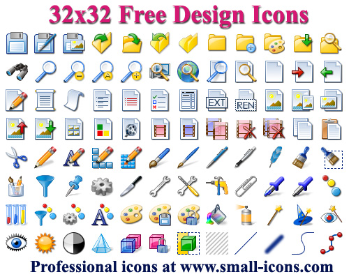 32x32 Free Design Icons 2013.1 full