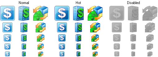 Accounting Development Icons