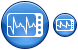 ECG monitor icons