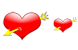 Love heart icons