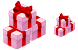 Gift boxes icons
