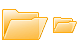 Open folder icons