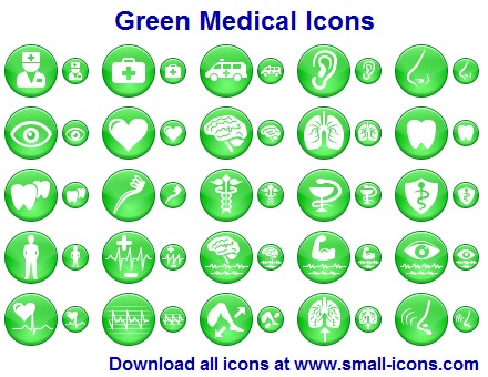 A set of high-quality medical icons for medicine-related apps and websites