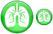 Lungs icons