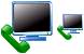 Monitor and phone ico