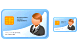 Personal smart card icons