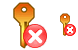Wrong key icons