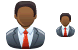 African boss icons