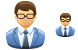 Businessman icons