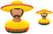 Mexican boss icons