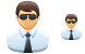 Security guard icons