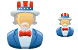 Uncle Sam icons