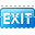 Exit button icon