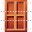 Closed door icon
