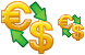 Currency exchange icons