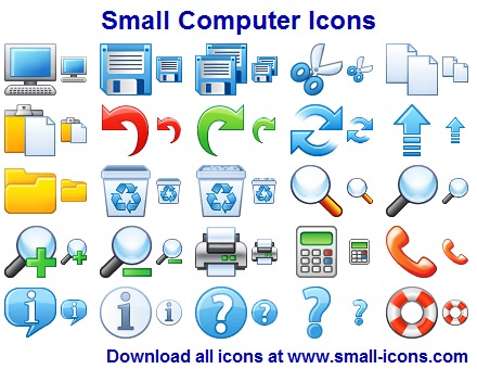 A set of high-quality computer-related interface icons for any product or site