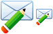 Write e-mail icons
