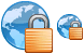 Locked Internet icon