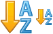 Sorting A-Z icon