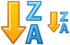 Sorting Z-A icon