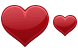 Heart icons