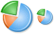 Pie chart icons