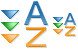 Sorting A-Z icons