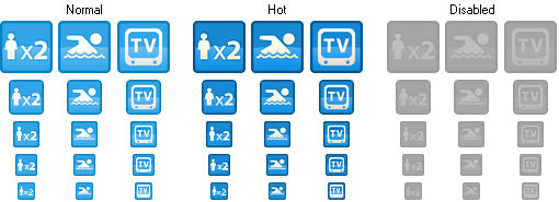 Small Hotel Icons