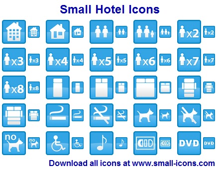 Small Hotel Icons screenshot