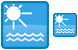 Outdoor pool icons