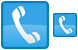 Phone line icons