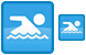 Swimming pool icons