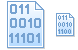 Binary data icons