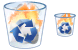 Burn dustbin icons