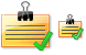 Checked message icons