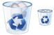 Full dustbin icons