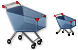 Hand cart icons