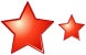 Red star icons