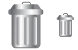 Trash icons