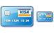 VISA card icons