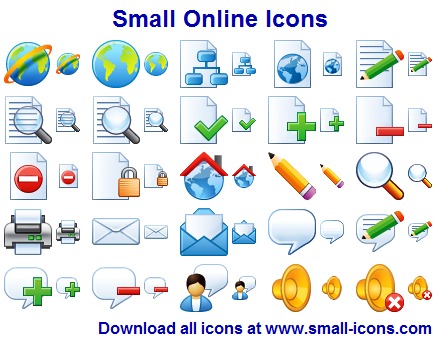 Small Online Icons