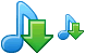 Download music icons