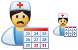 Doctor appointment icons