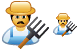 Farmer icons