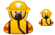 Fireman icons