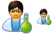 Scientist icons