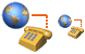 Internet connection icons