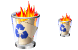 Burn dustbin icons